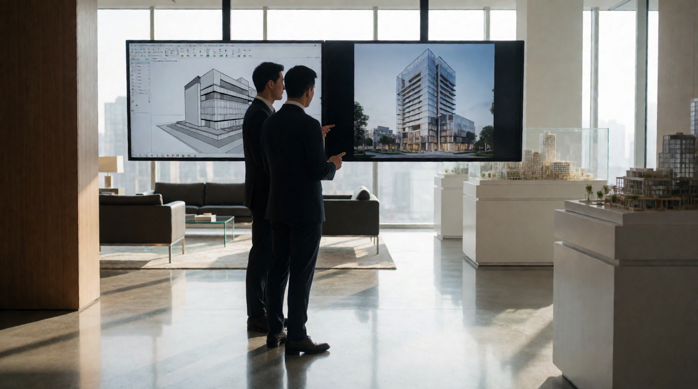 3D rendering architecture photorealistic