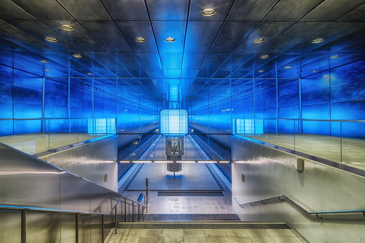 u4, hamburg, hafencity, university, station, stop, elevated railway, line u4, metro, subway, hamburg, hamburg, university, university, university, university, university, subway