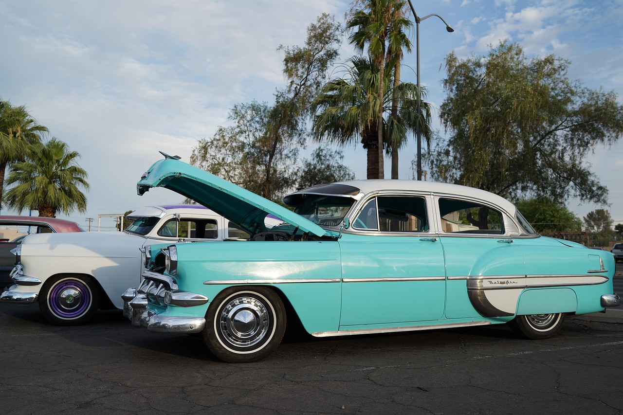 chevrolet bel air, car, vehicle, car wallpapers, chevrolet, auto, automobile, automotive, classic car, car show, turquoise car