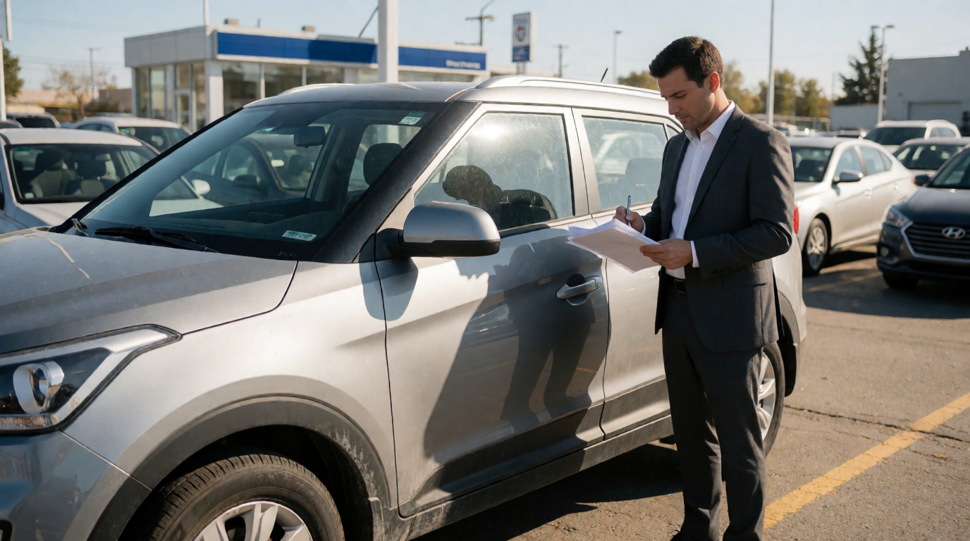 used car dealership showroom comprar hyundai creta financiado