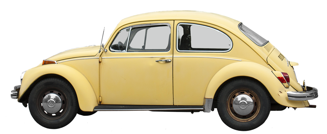 isolated, vw, volkswagen, 4-cyl boxer, beetle, antique car, old, automobile, vehicle, classic, car wallpapers, vw beetle, yellow beetle, dare, volkswagen vw, car