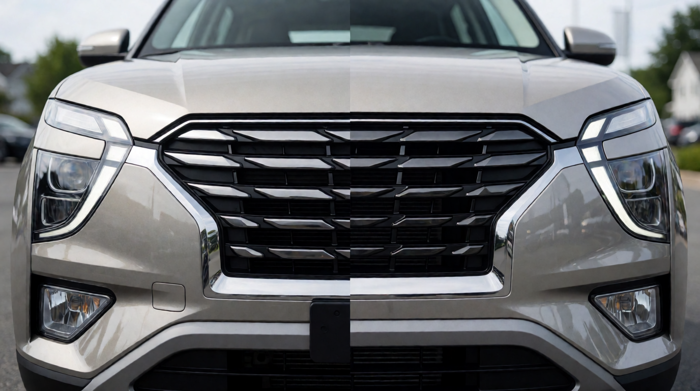 used car dealership showroom diferencas versoes hyundai creta