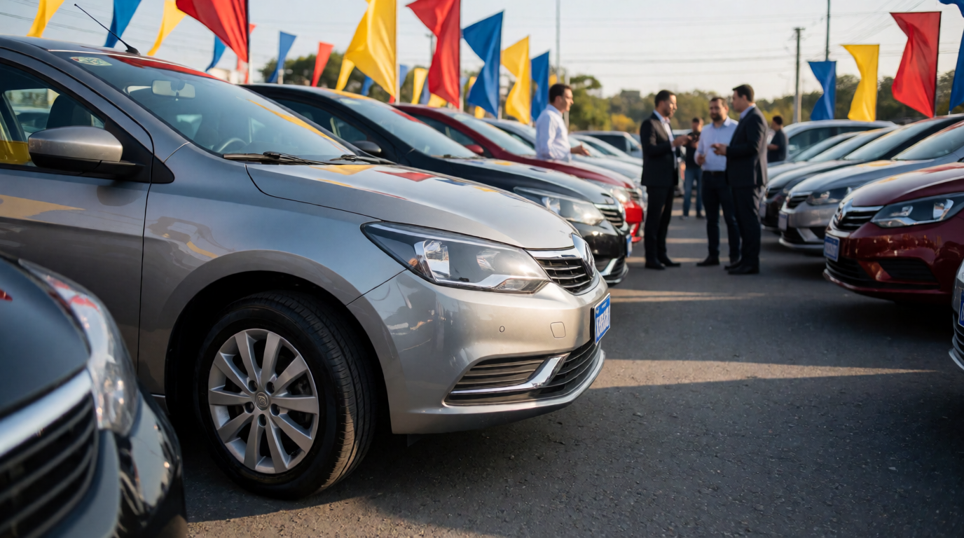 used car dealership showroom feirao seminovos cedral rio