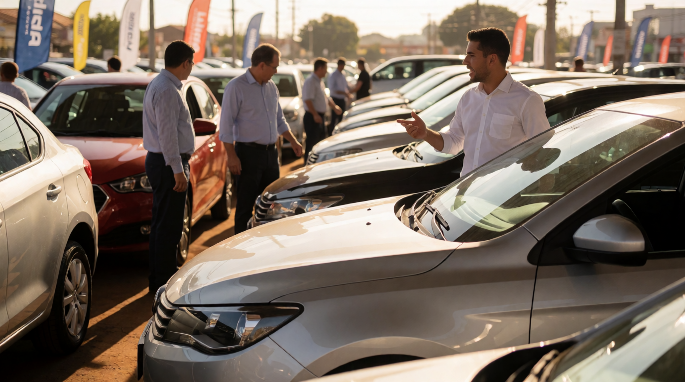 used car dealership showroom feirao seminovos jose bonifacio