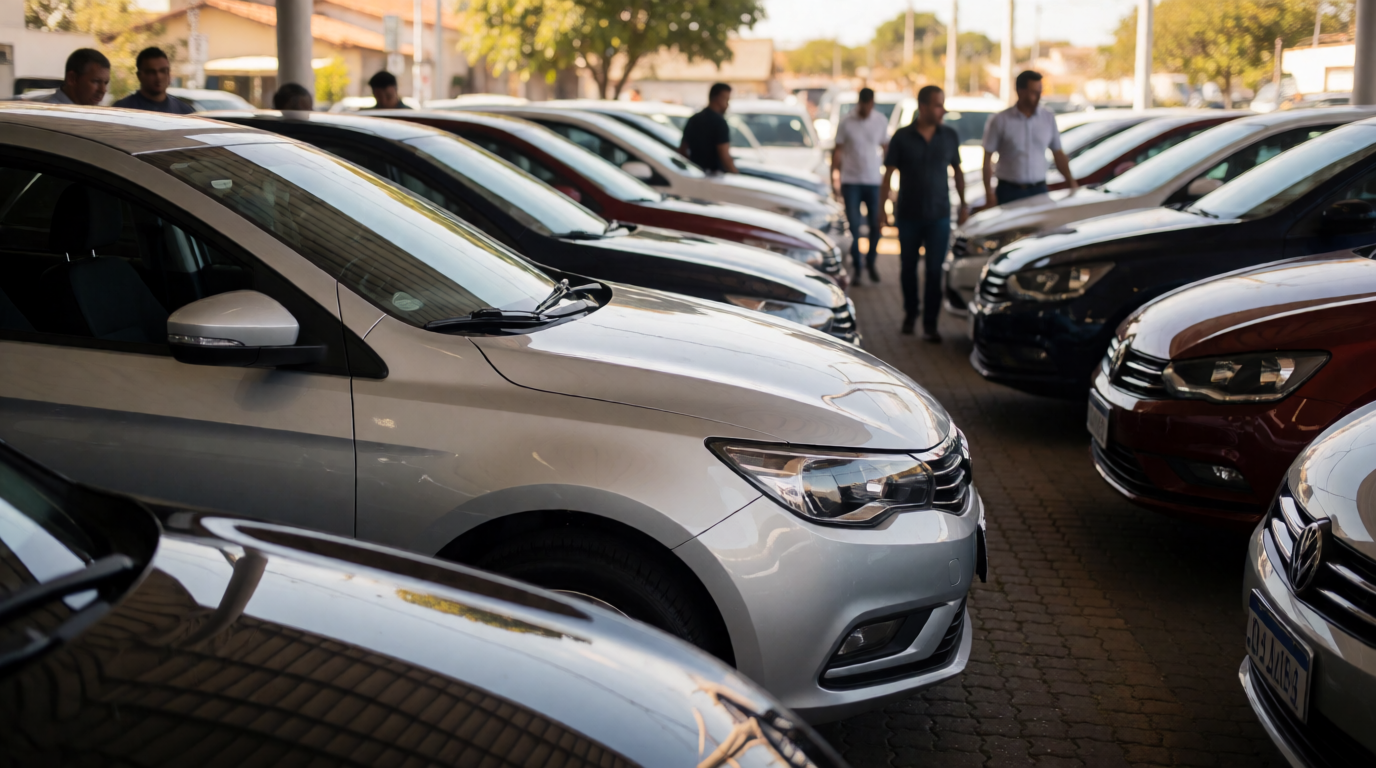 used car dealership showroom feirao seminovos mirassolandia rio