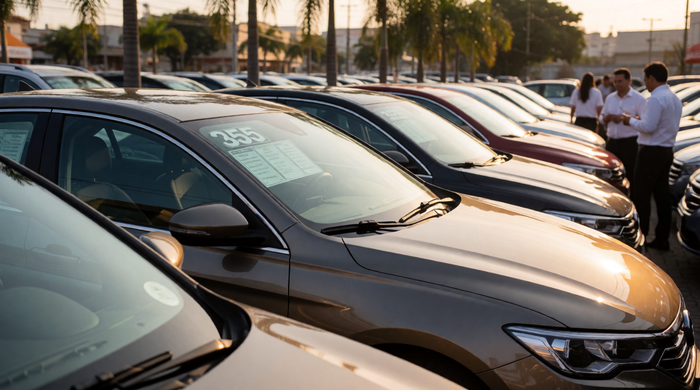 used car dealership showroom feirao seminovos tanabi rio