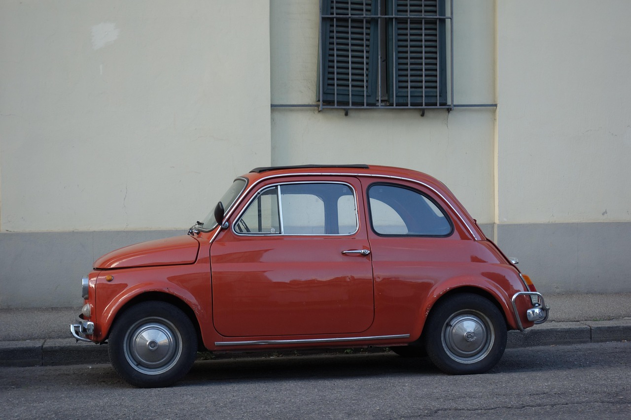 italy, fiat, car, city, car wallpapers, europe, turin, gray car
