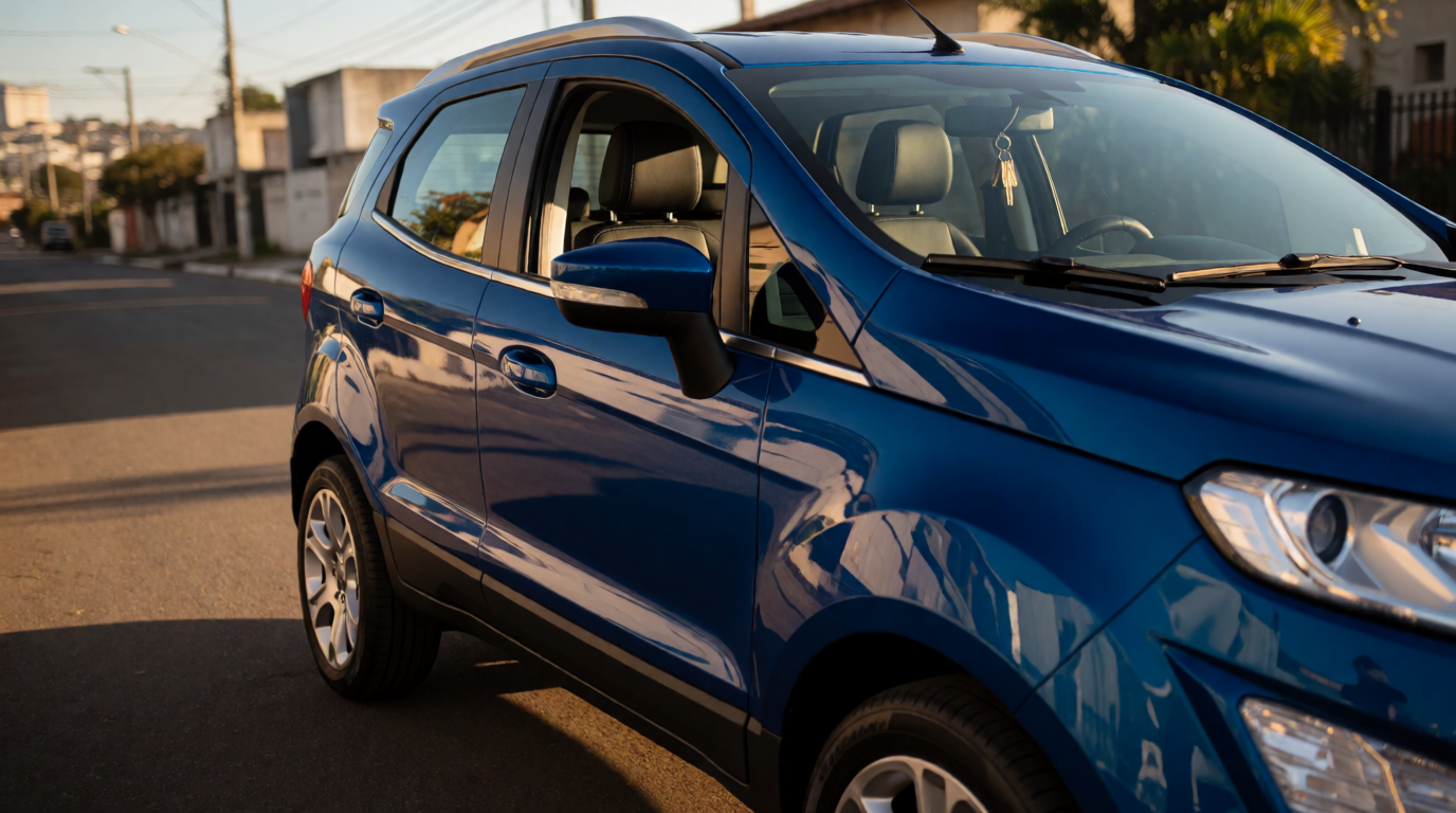 used car dealership showroom ford ecosport vale pena