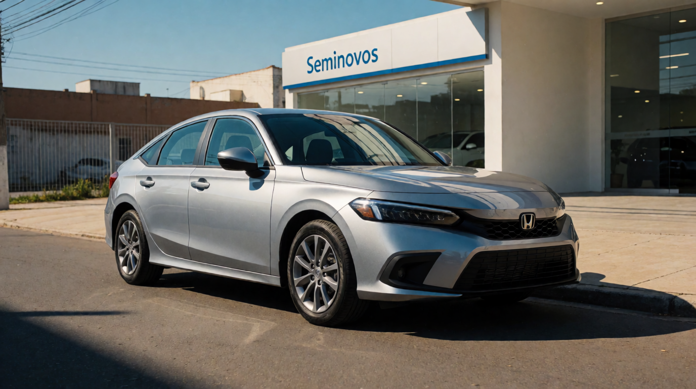 used car dealership showroom comprar honda civic neves