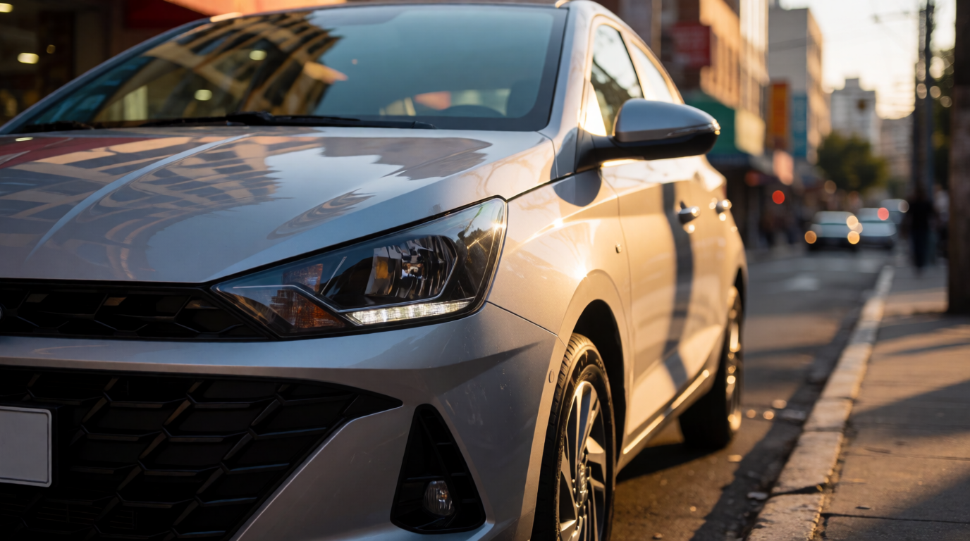 used car dealership showroom hyundai hb20 vale pena
