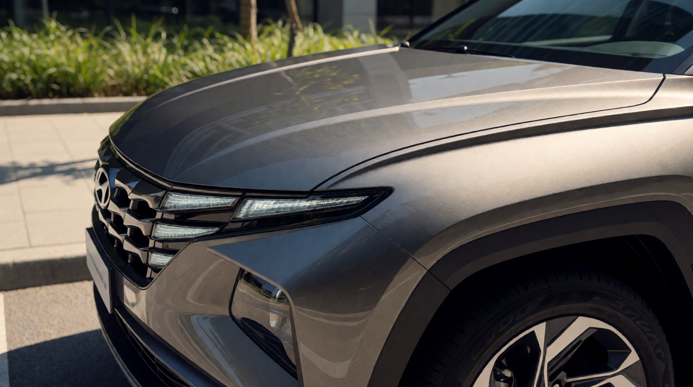 used car dealership showroom hyundai tucson ou concorrente