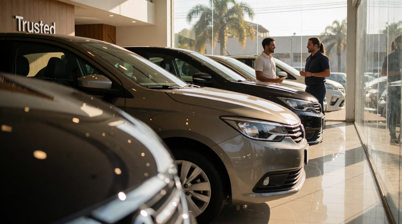 used car dealership showroom loja cars confiavel balsamo
