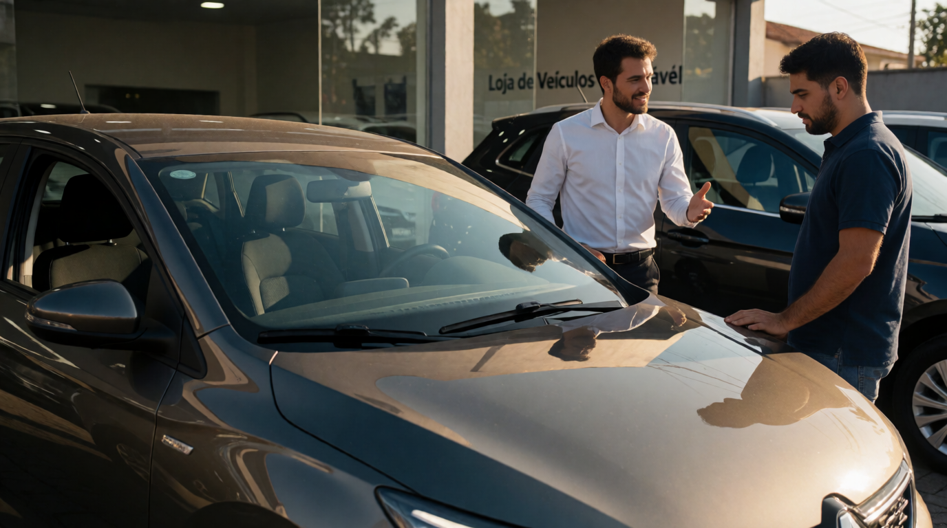 used car dealership showroom loja cars confiavel potirendaba