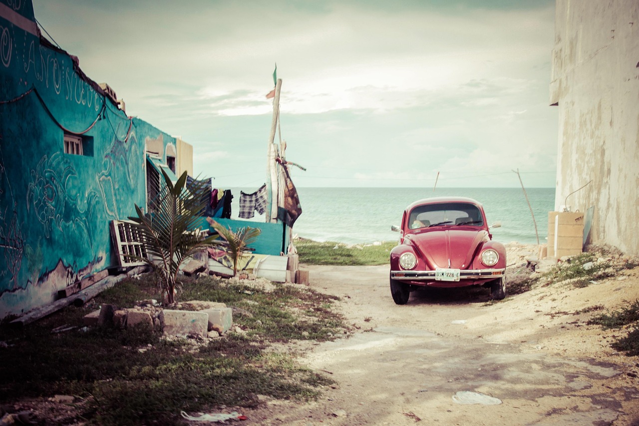 car, volkswagen, car wallpapers, old, beetle, mexico, vehicle, vw beetle, red car, automobile, automotive, transportation, parked car
