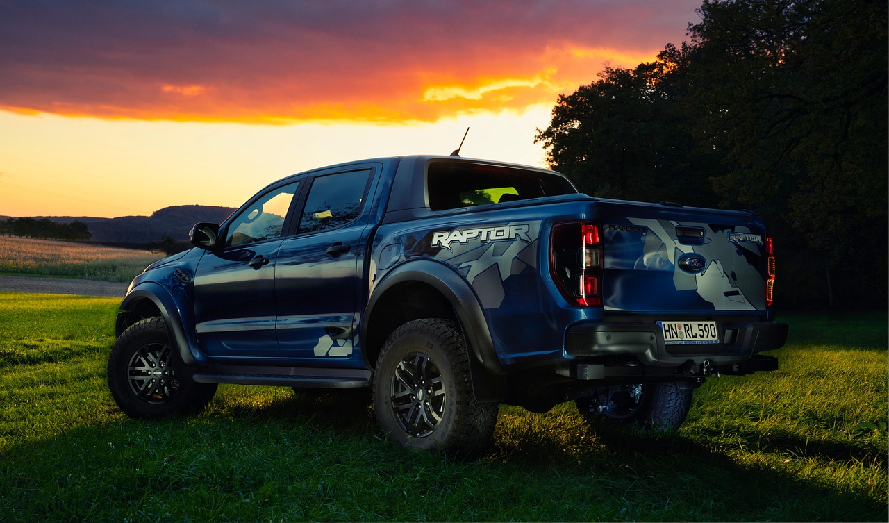 car, car wallpapers, nature, vehicle, pickup, ford, sunset, auto