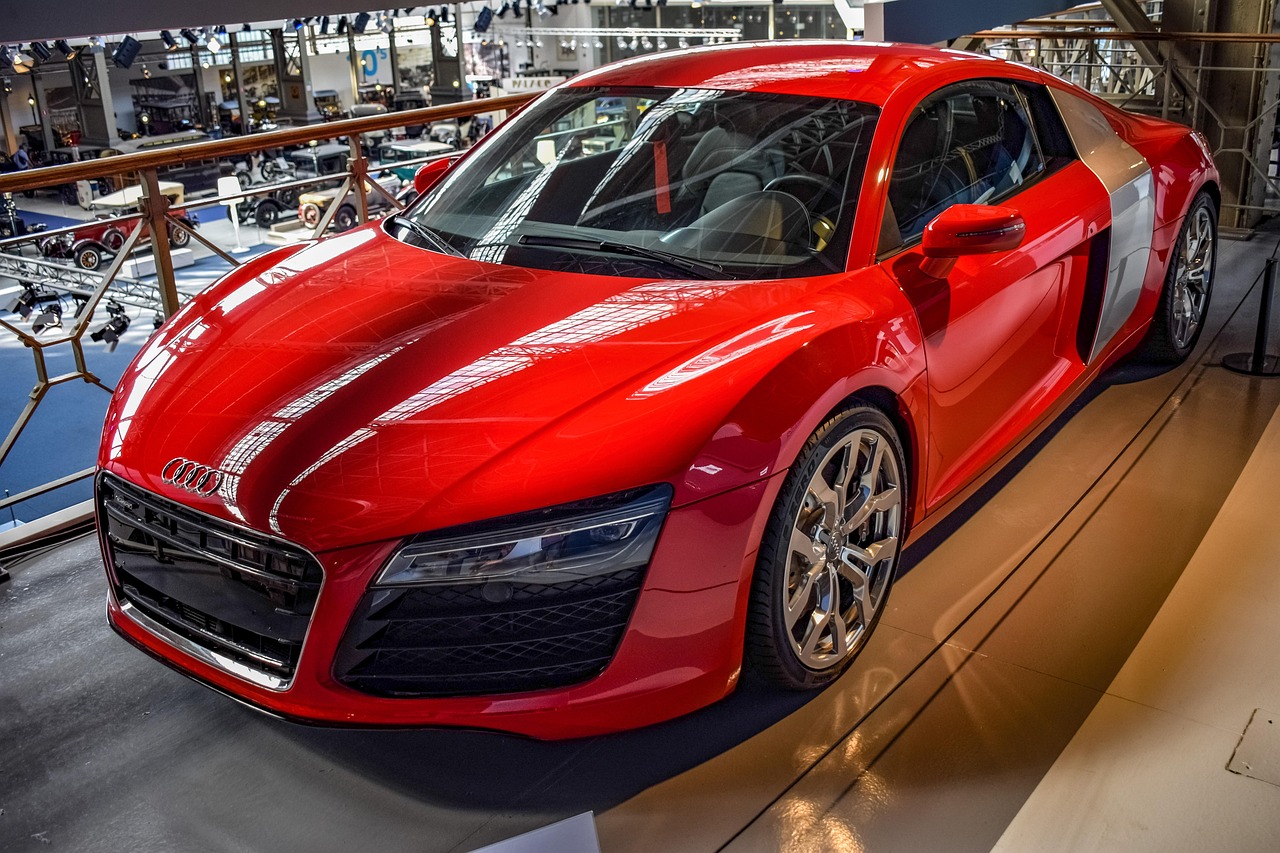 audi r8, car, sport, supercar, red, automotive, car wallpapers, vehicles, speed, autoworld, brussels, belgium