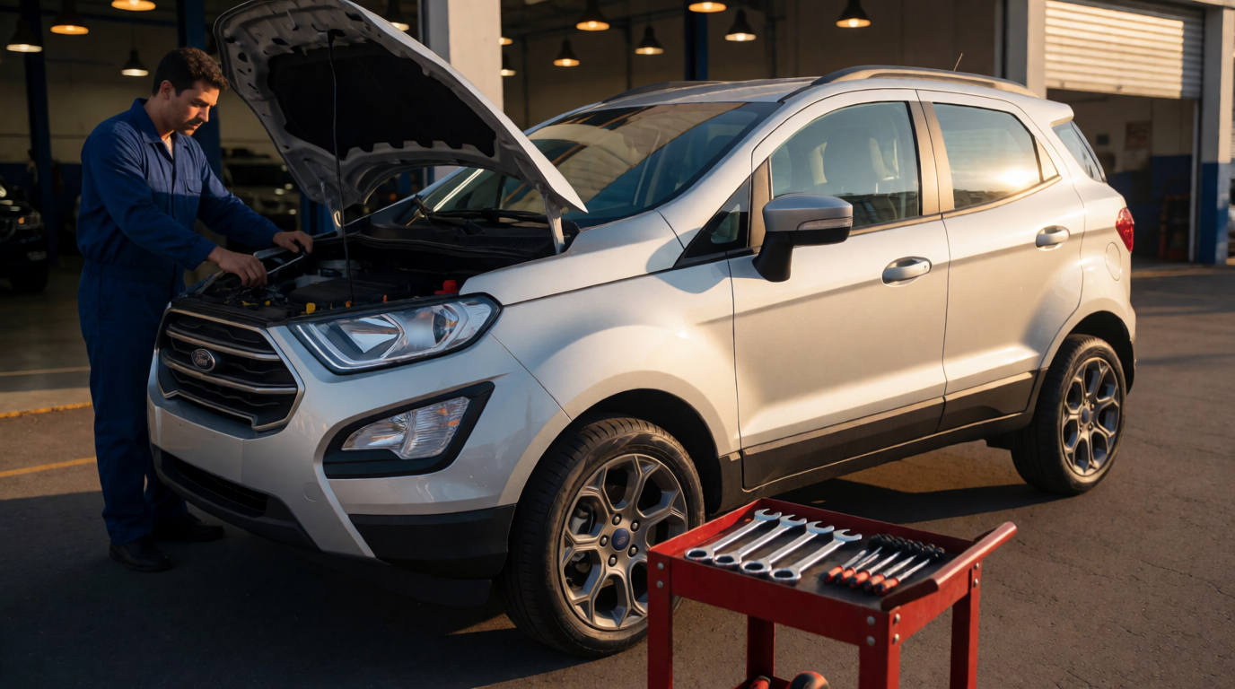 used car dealership showroom revisao ford ecosport custos