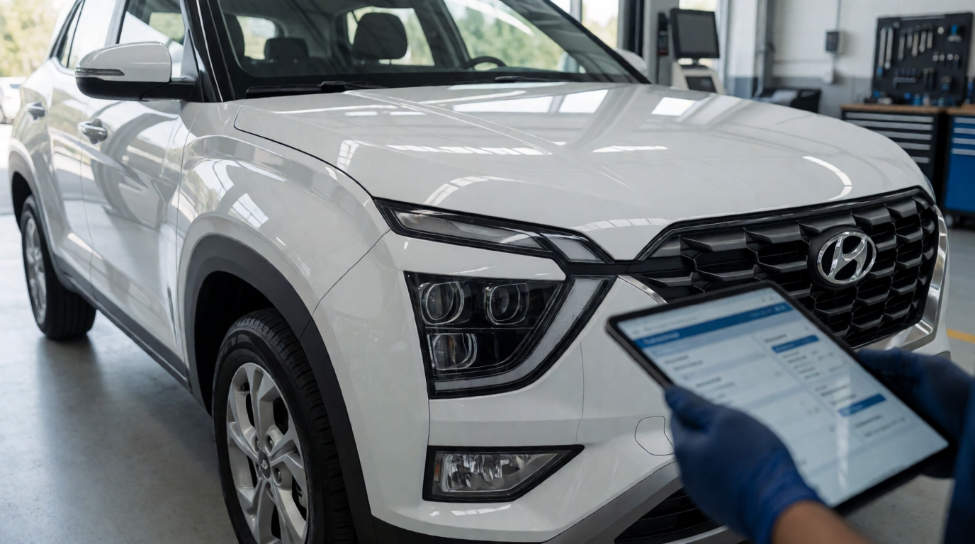 used car dealership showroom revisao hyundai creta custos