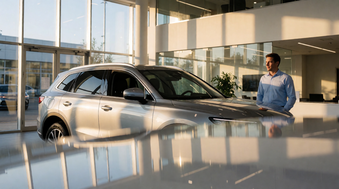SUV seminovo em concessionária na região de Rio Preto