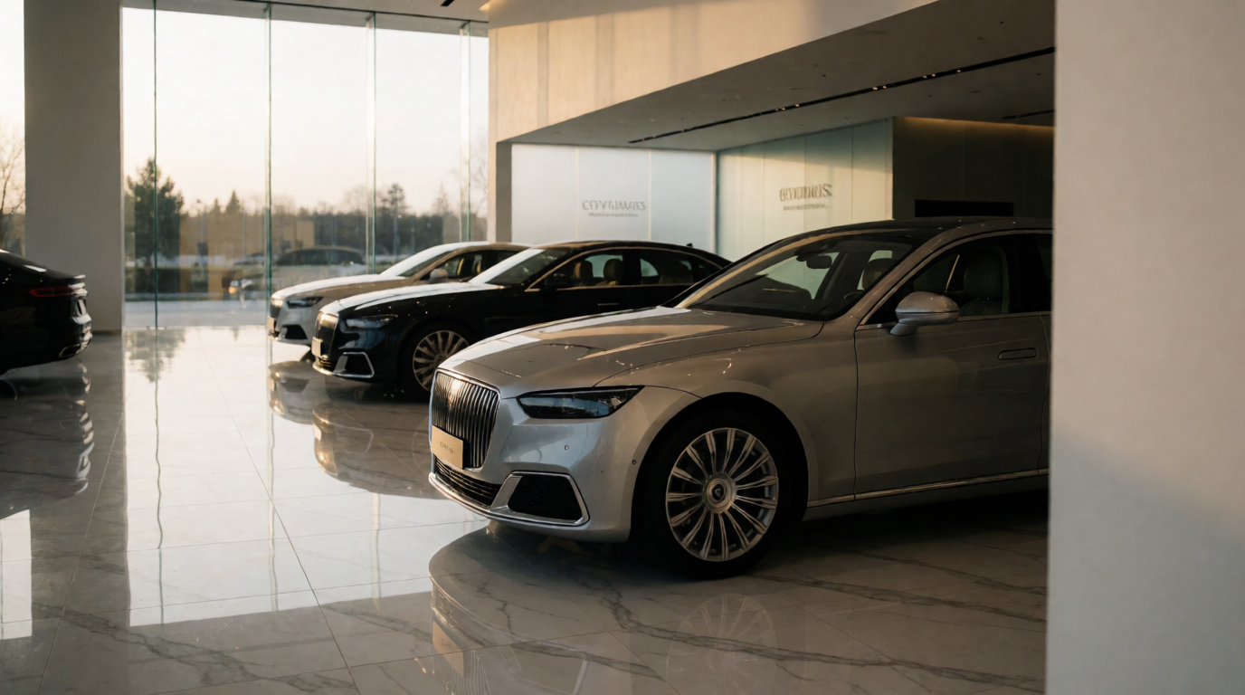 Showroom de veículos premium em São José do Rio Preto