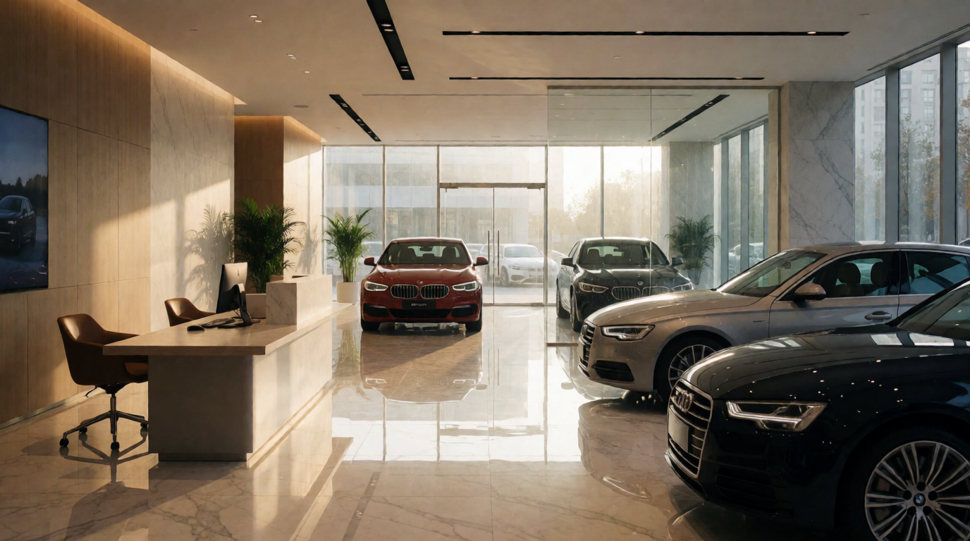 Showroom de veículos premium na Stilo Veículos