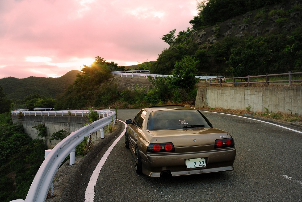 nissan skyline r32, car, road, nissan, nature, car wallpapers, auto, automobile, vehicle, highway, mountain