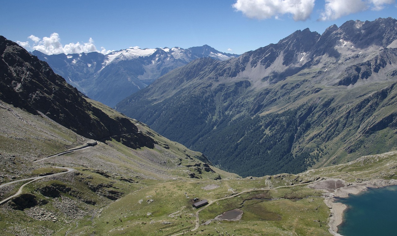 passo gavia, mountains, nature, pass
