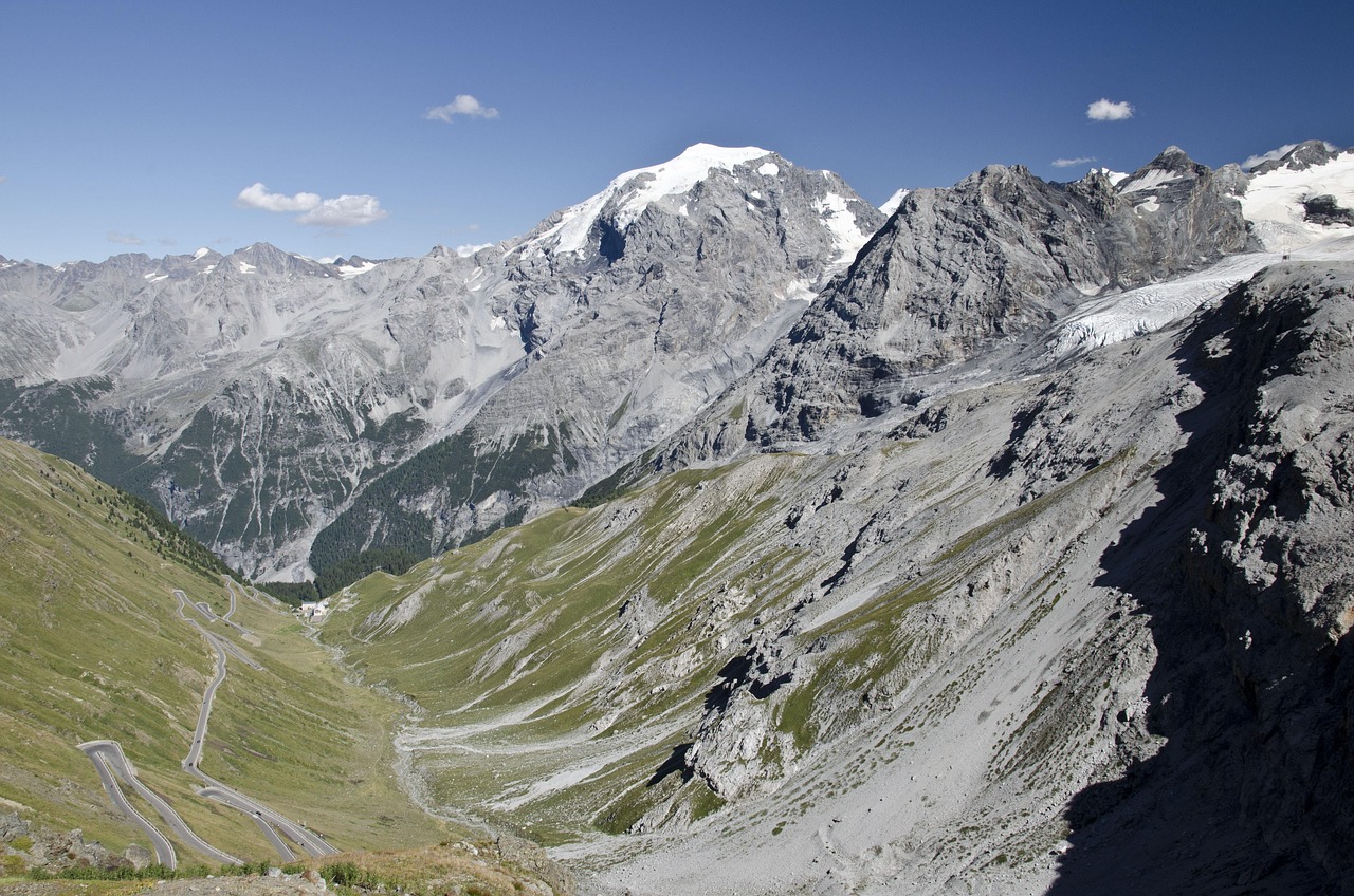 passo stelvio, mountains, nature, pass