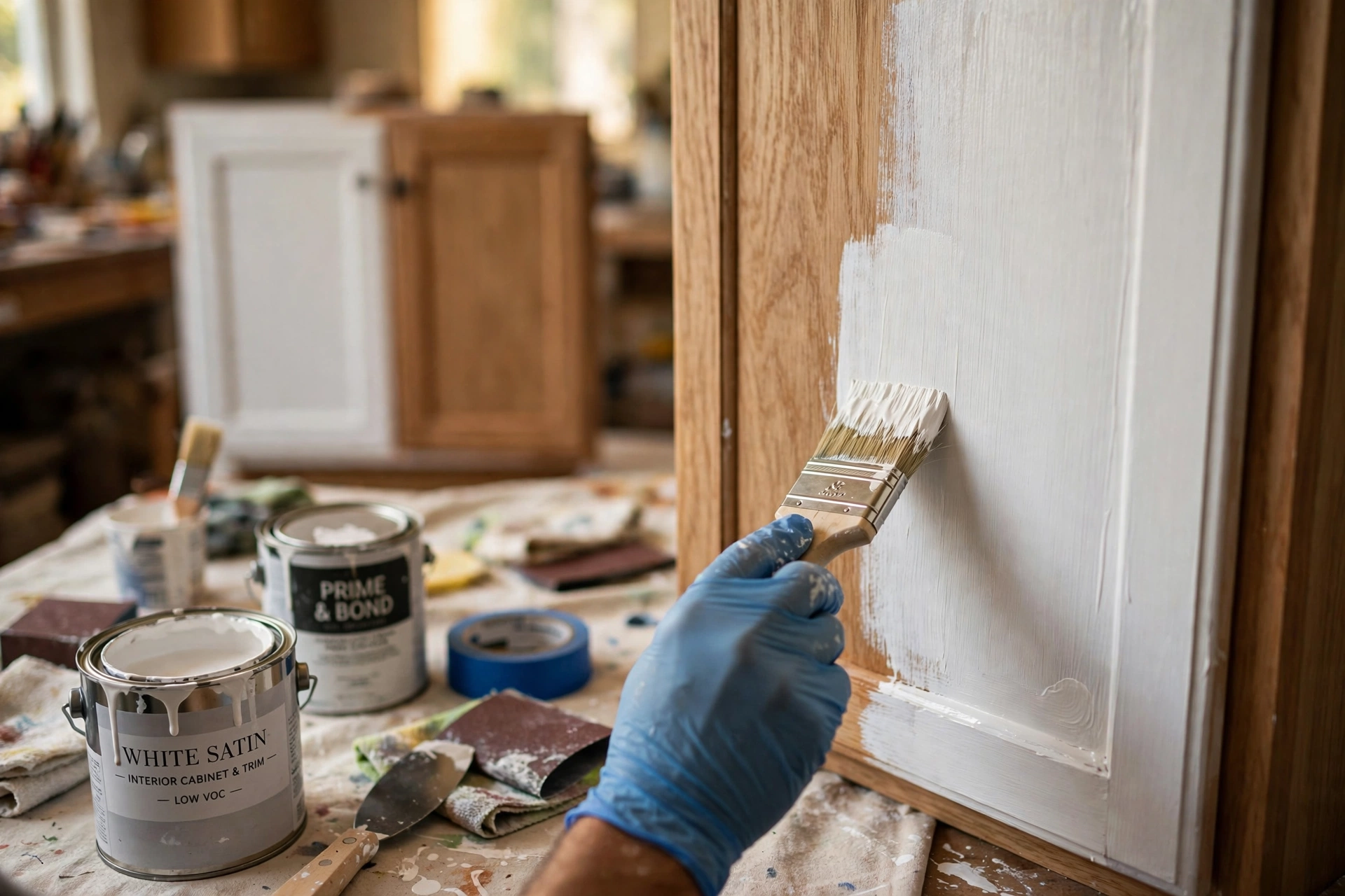 house painting cabinet refinishing experts price guide