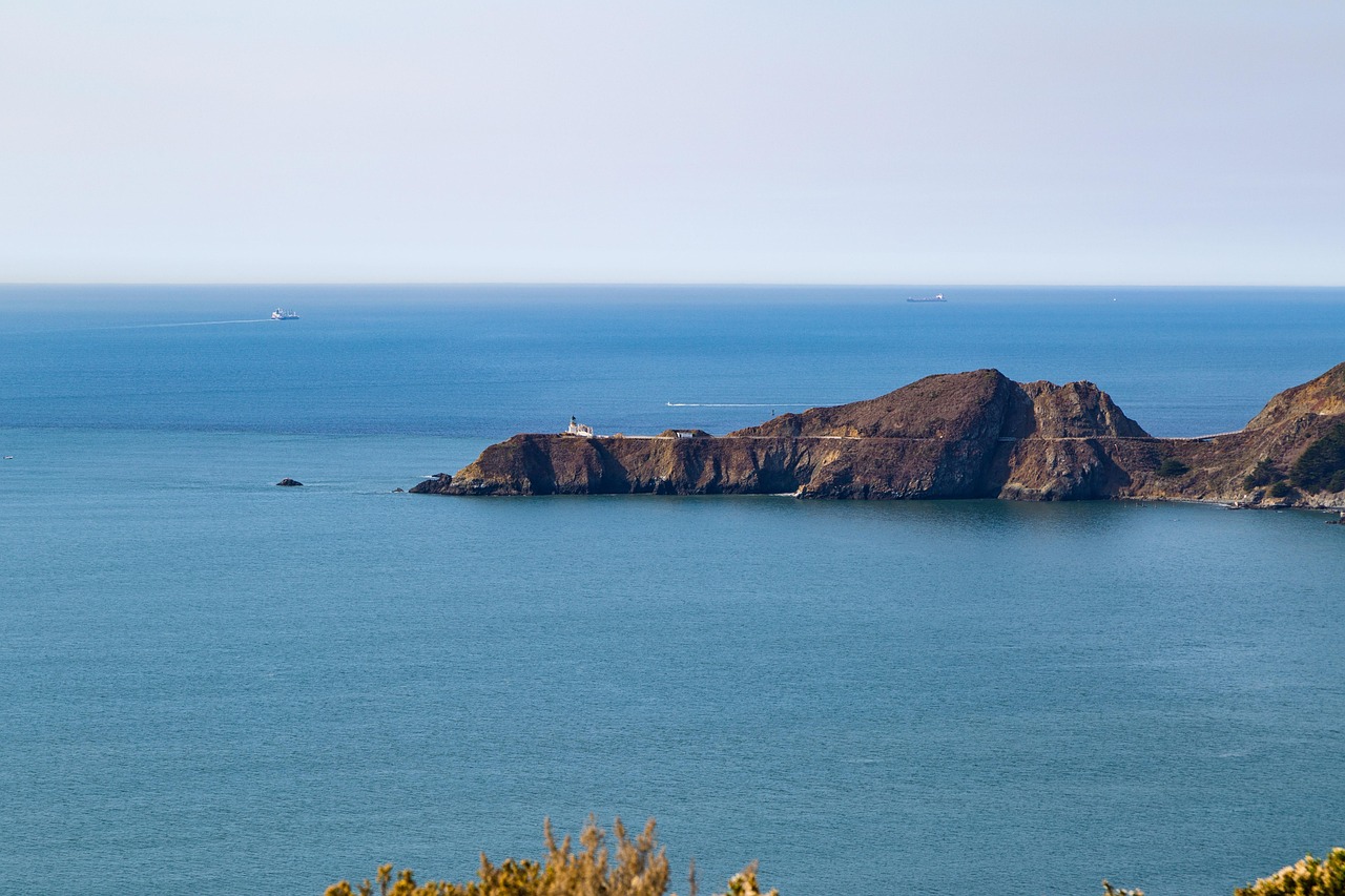 sea, nature, coast, cliff, coastline, seaside, hill, mountain, horizon, water, ocean, bay, scenery, scenic, bay area, san francisco, california