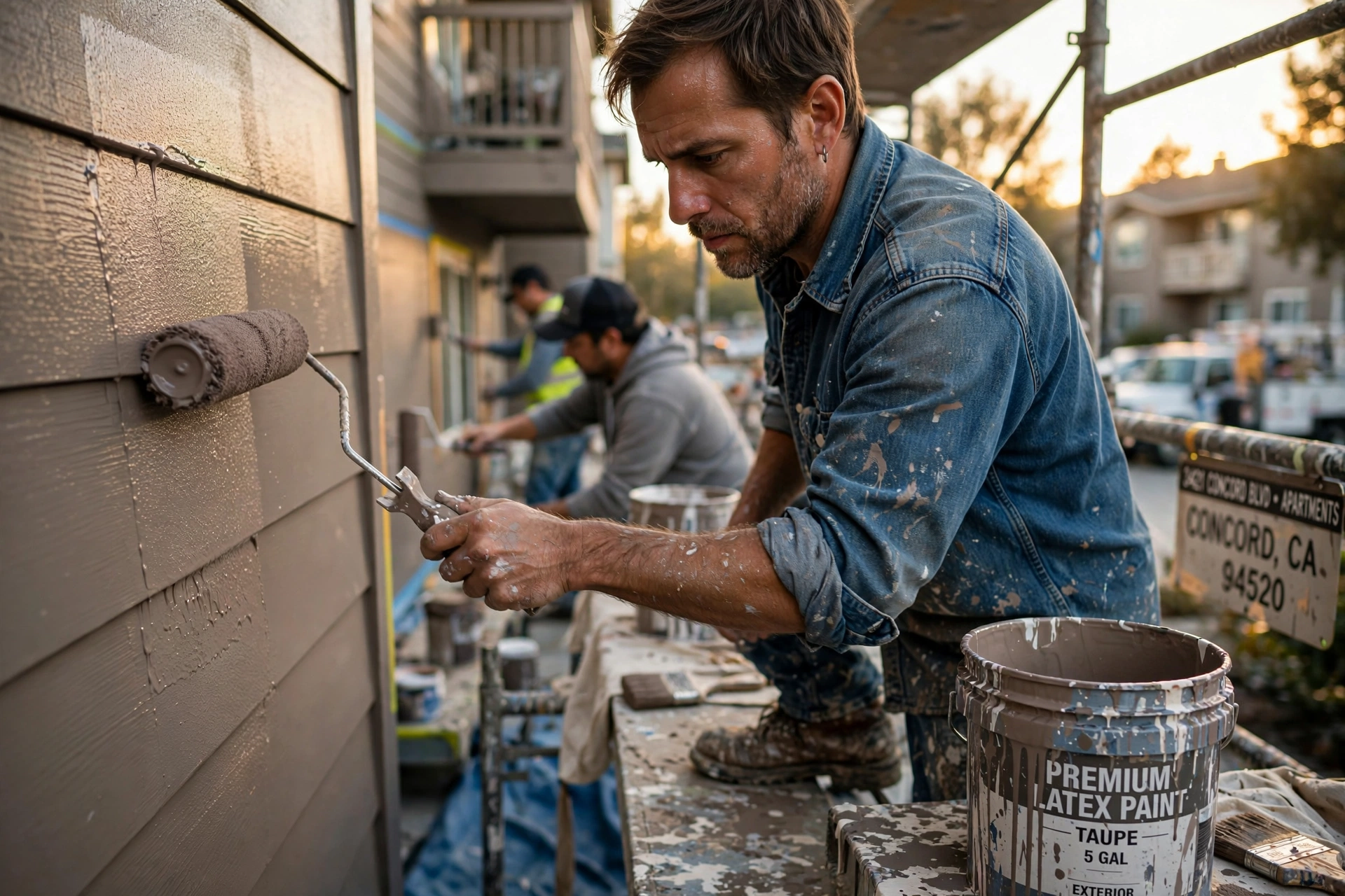house painting multi family painters concord ca