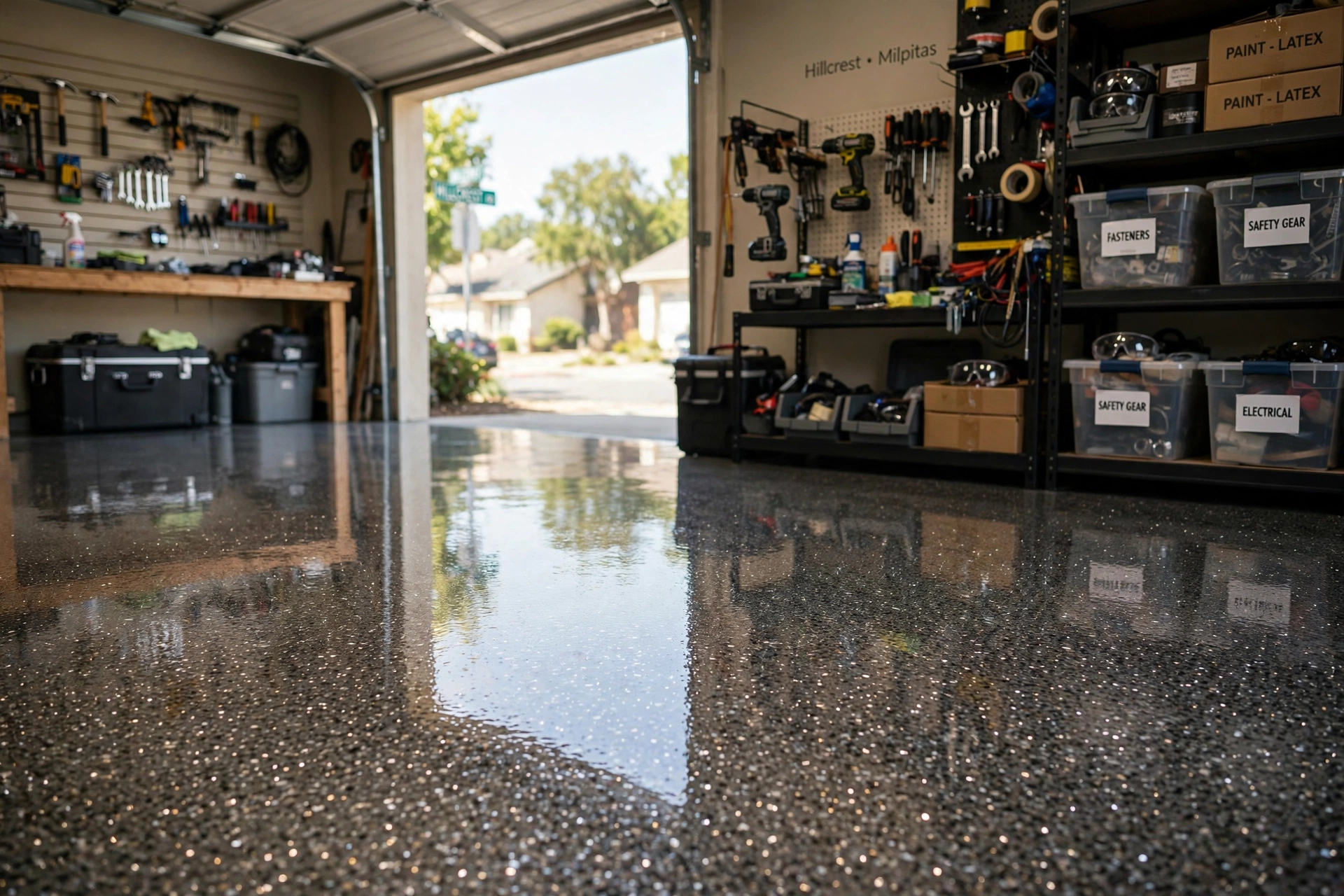 house painting epoxy garage floor coating hillcrest milpitas