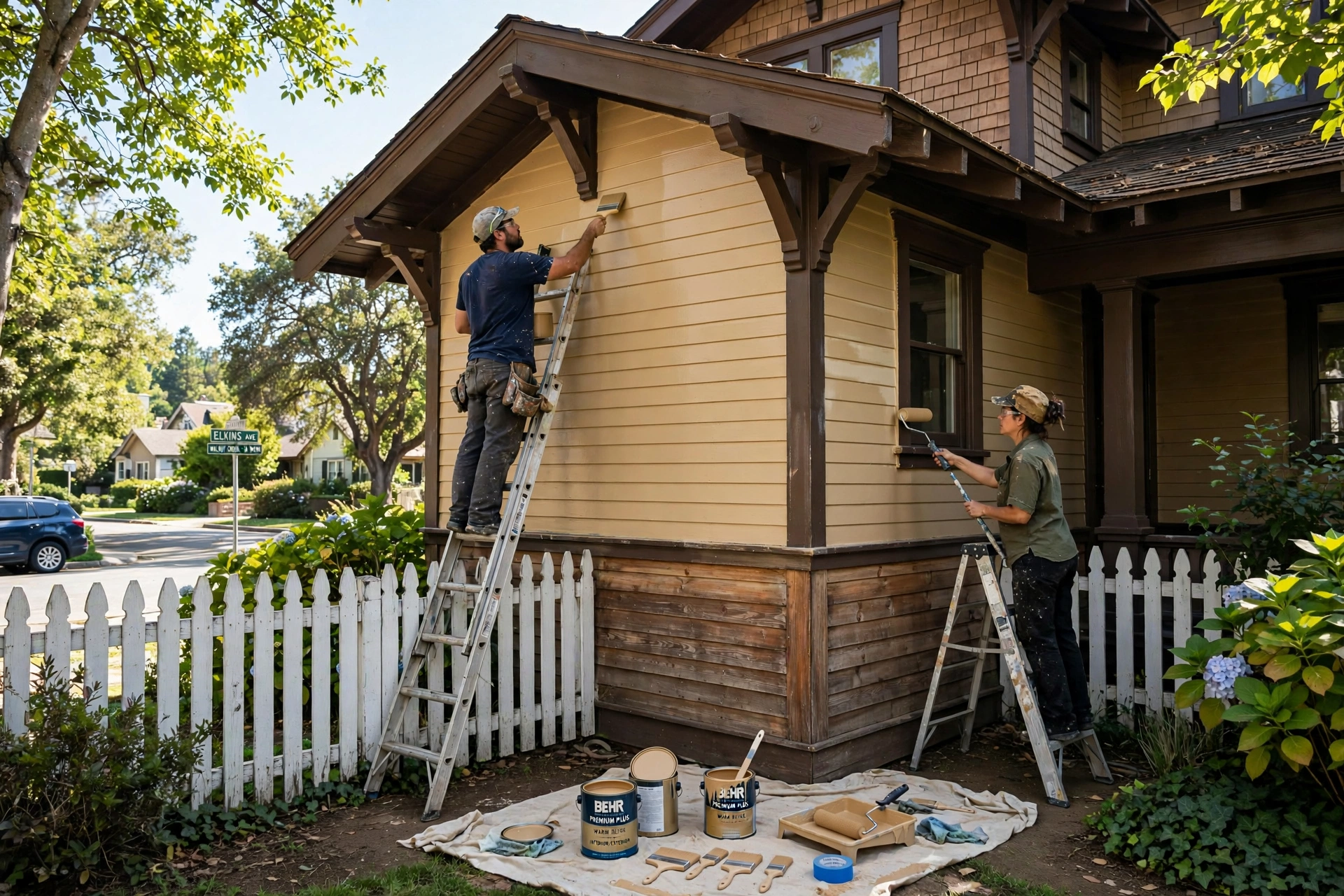 house painting exterior cost walnut creek ca
