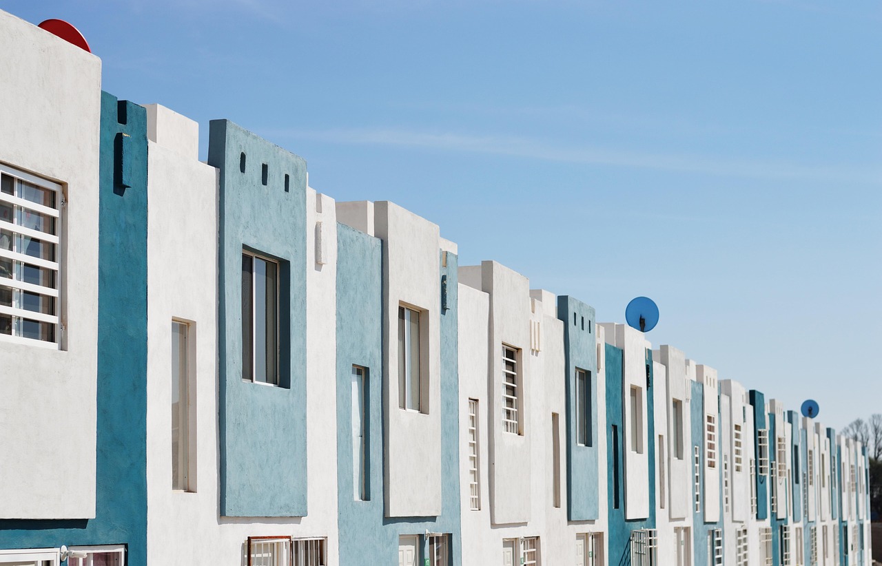 house, home, urban, street, city, exterior, architecture, structure, suburbs, housing, blue city, house, house, house, house, house, home, housing, housing