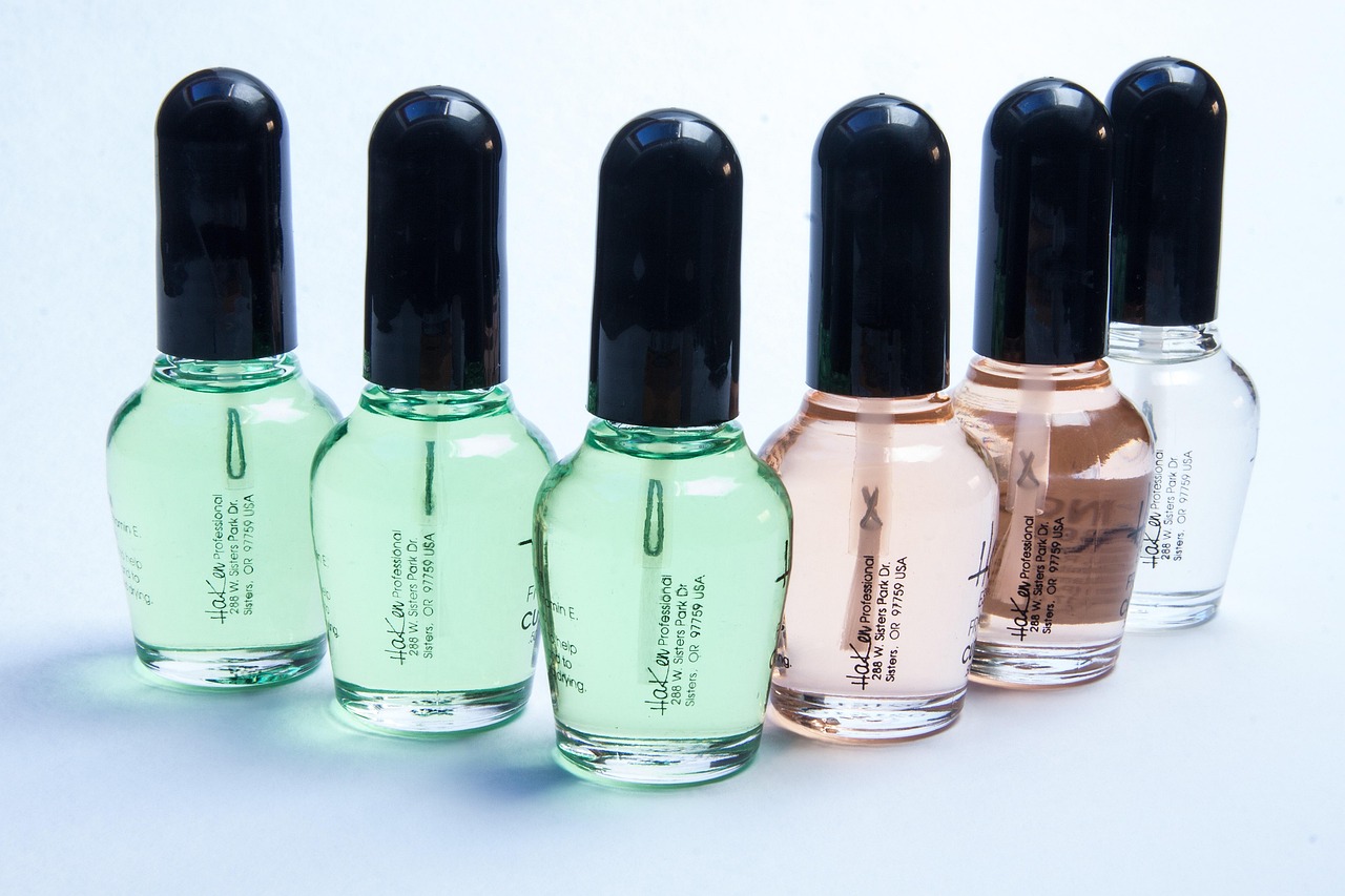 cosmetics, oil, nail oil, high quality, fine, beauty, vial, glass, paint brush, green, orange, white, transparent, cosmetics, nail oil, nail oil, nail oil, nail oil, nail oil, vial, vial