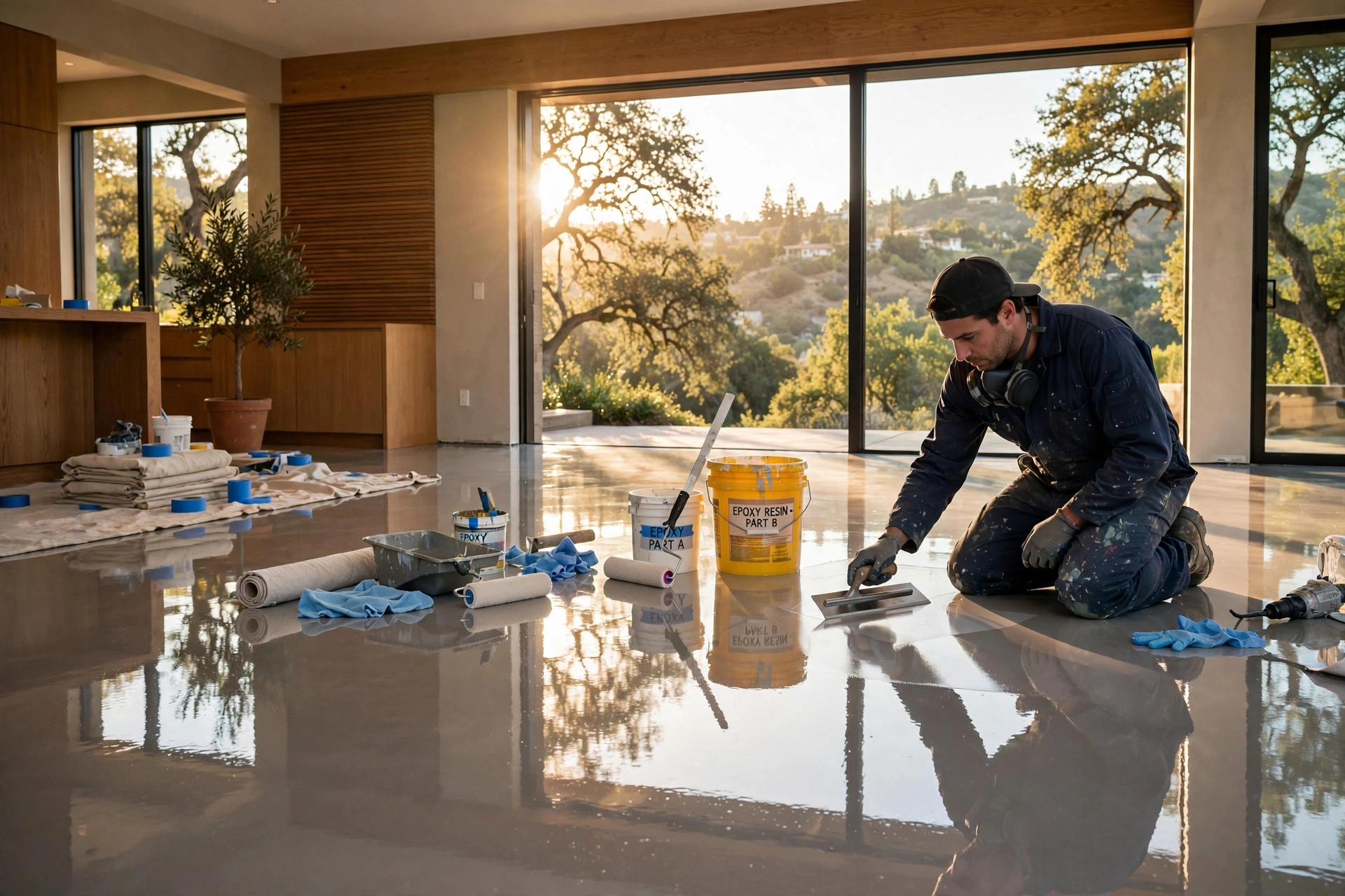 house painting epoxy floor coatings los altos hills