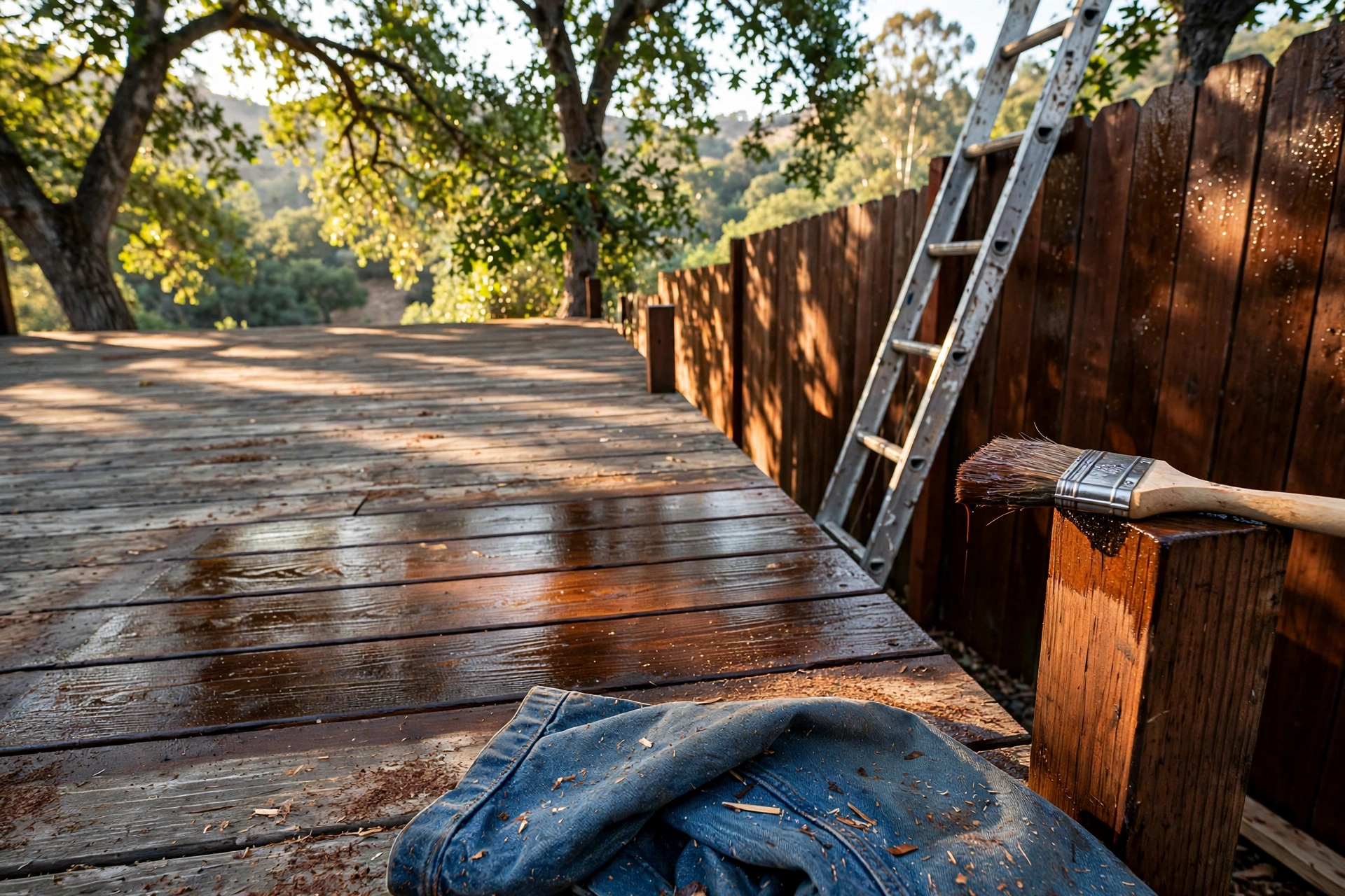 house painting deck fence staining moraga ca