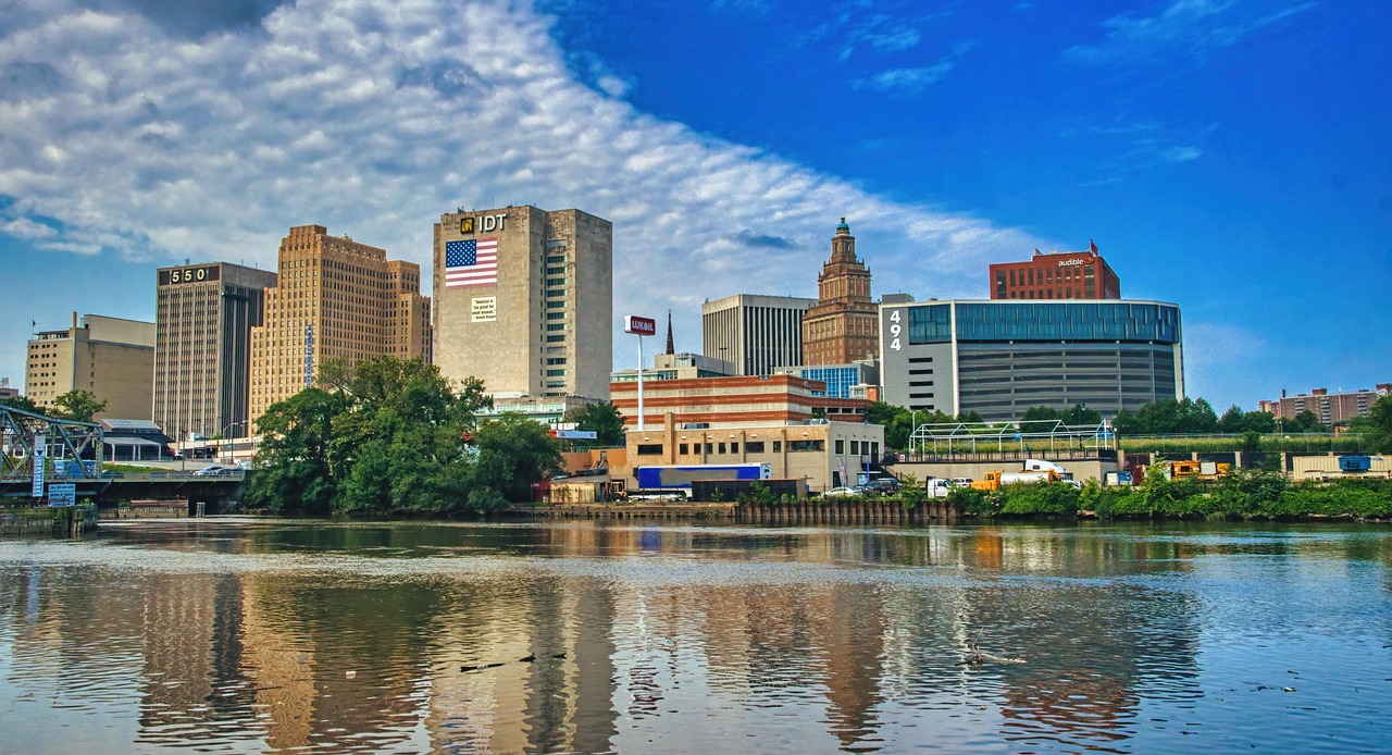 newark, city, river, urban, landscape, skyline, newark, newark, newark, newark, newark