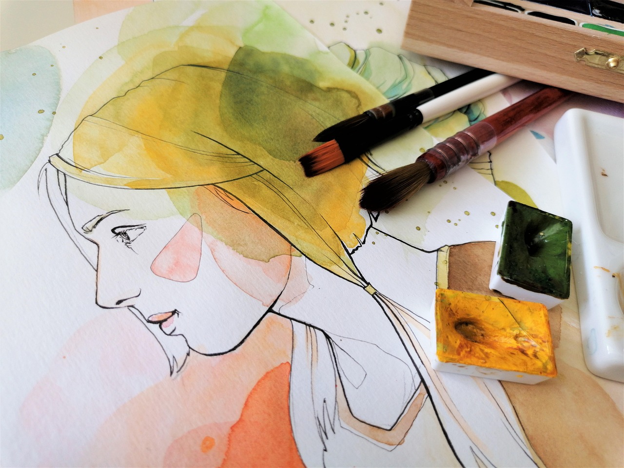 watercolor, portrait, painting, art, paper, watercolor, watercolor, painting, painting, painting, painting, painting, art, art