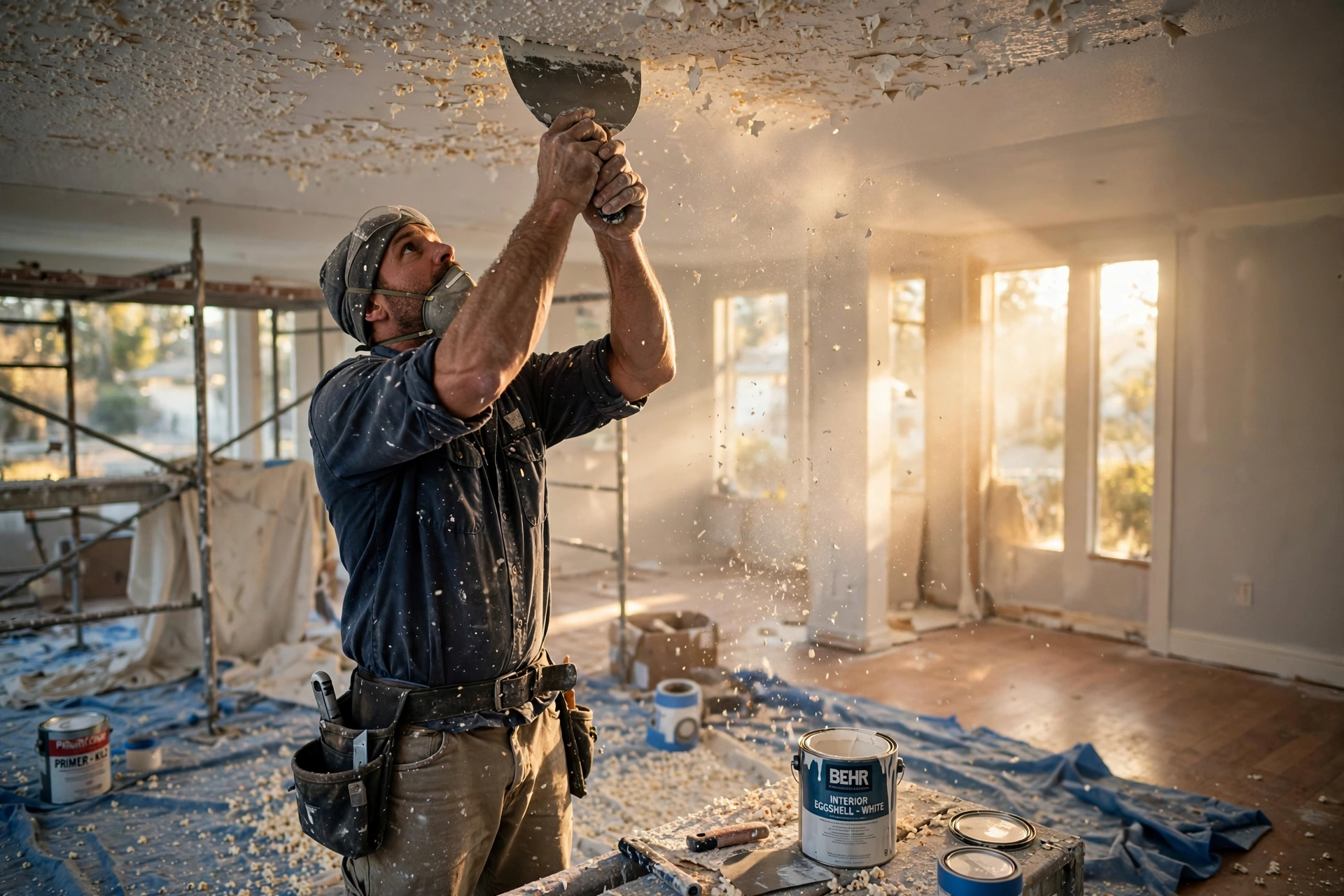 house painting popcorn ceiling removal paint glenmoor fremont