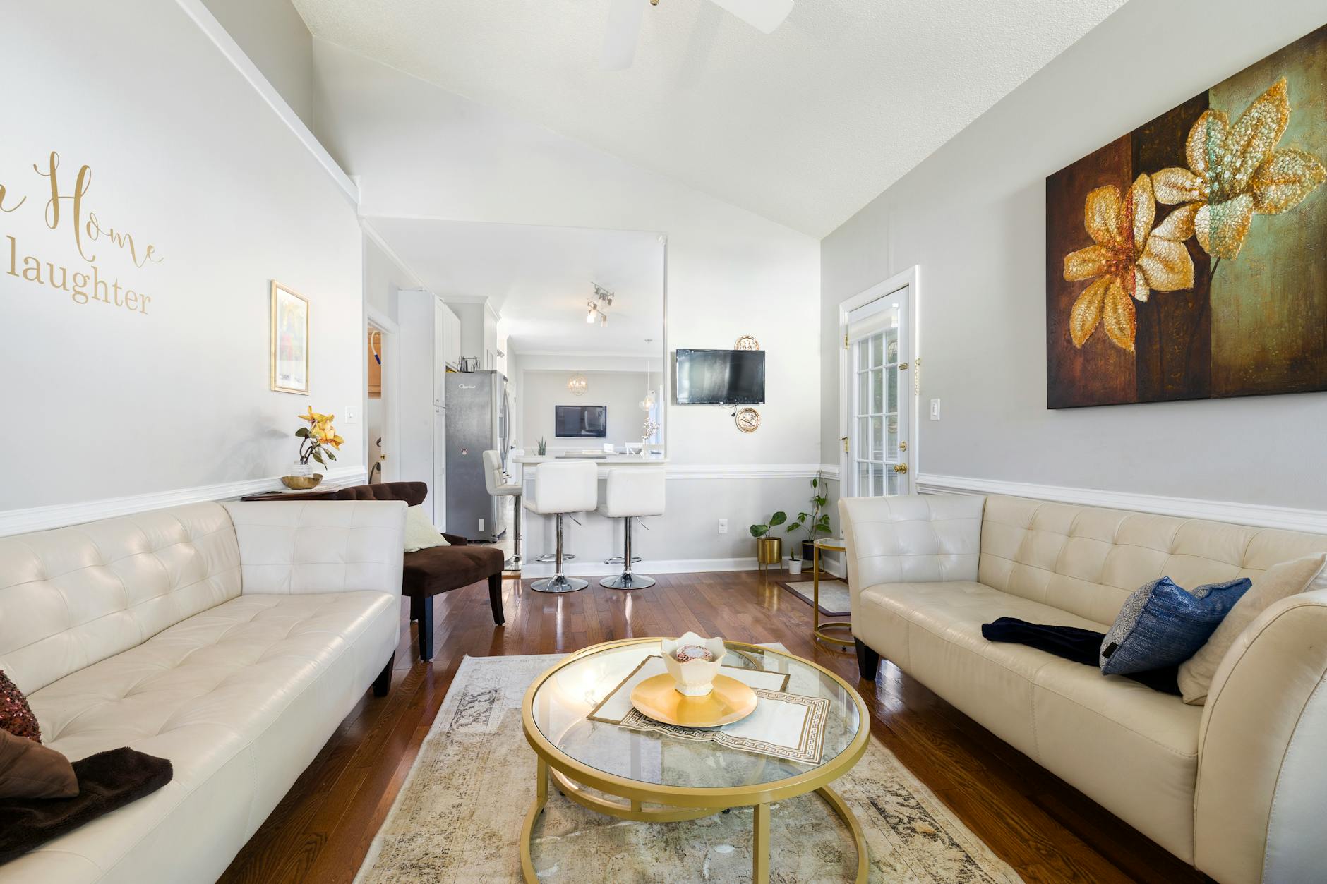 Beautiful living room after professional interior painting in Concord CA