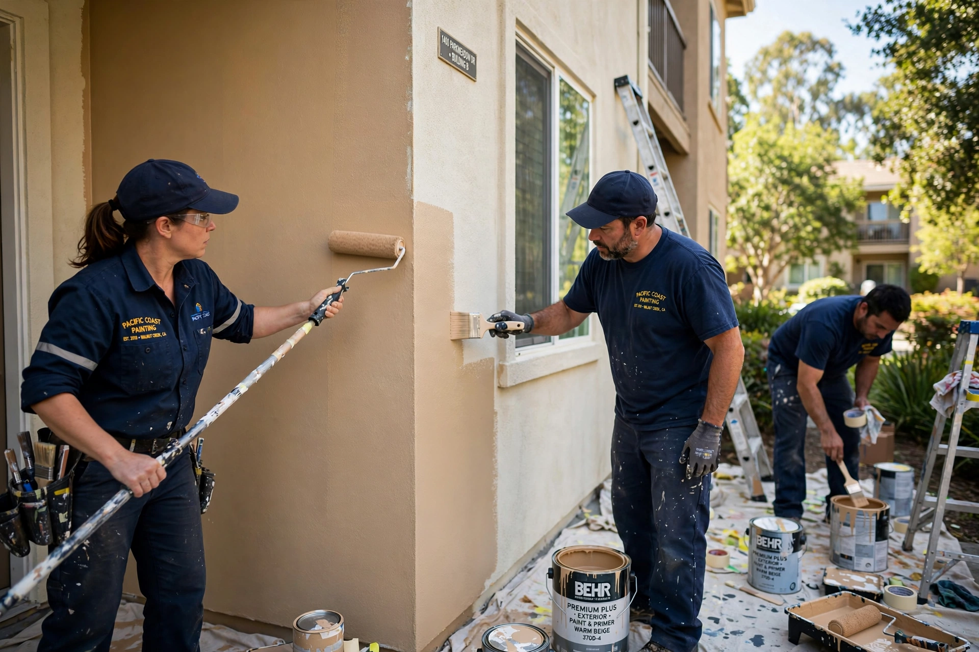 house painting multi family painters walnut creek ca