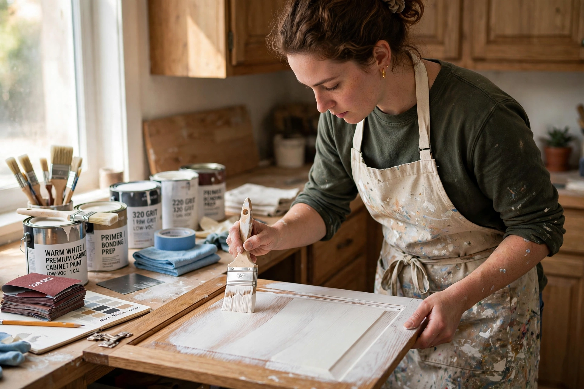 house painting when use cabinet refinishing experts