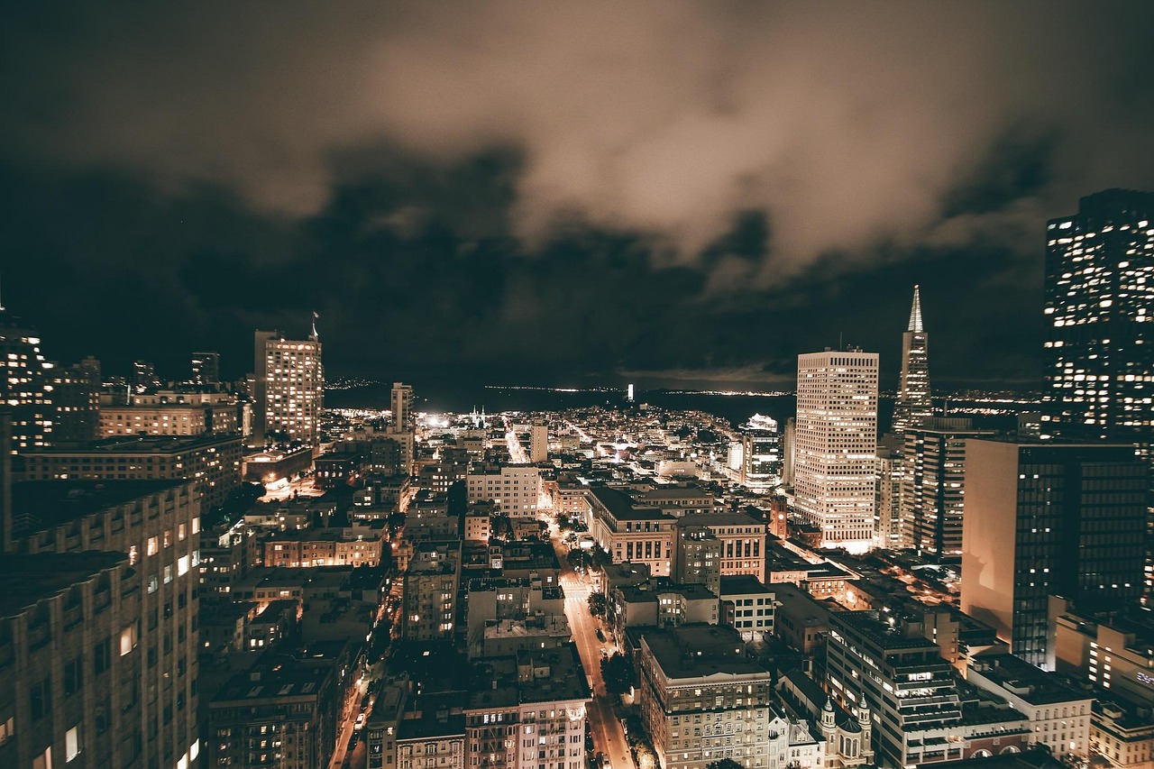 city, skyline, architecture, skyscrapers, view, san francisco, bay area, california, usa, urban, cityscape, night, downtown, district, dusk, buildings, san francisco, san francisco, san francisco, san francisco, san francisco, california, california, california, california